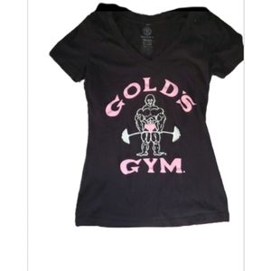 Gold's Gym V Neck Short Sleeve Tee
